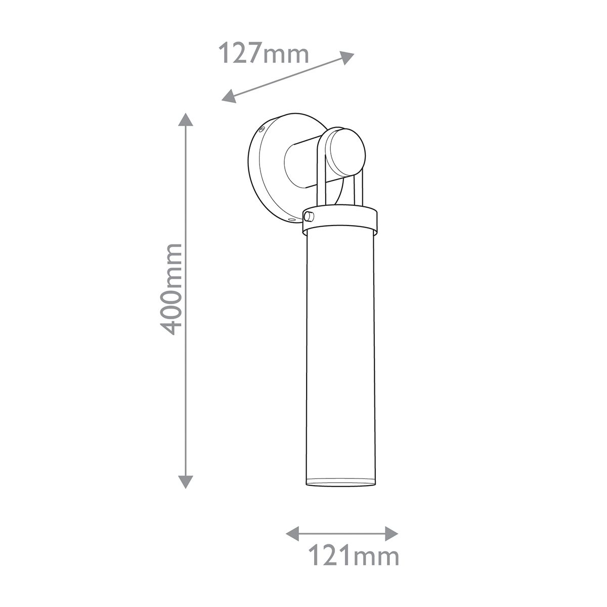 QN-WYNWOOD-1WB-UBZ Wynwood 1 Light Wall Light Urban Bronze