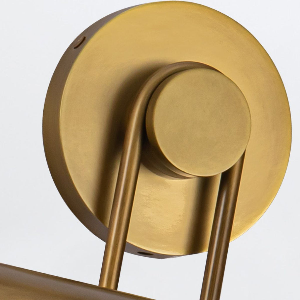QN-WYNWOOD-PL-L-VBS Wynwood 2 Light Large Picture Light Vintage Brass