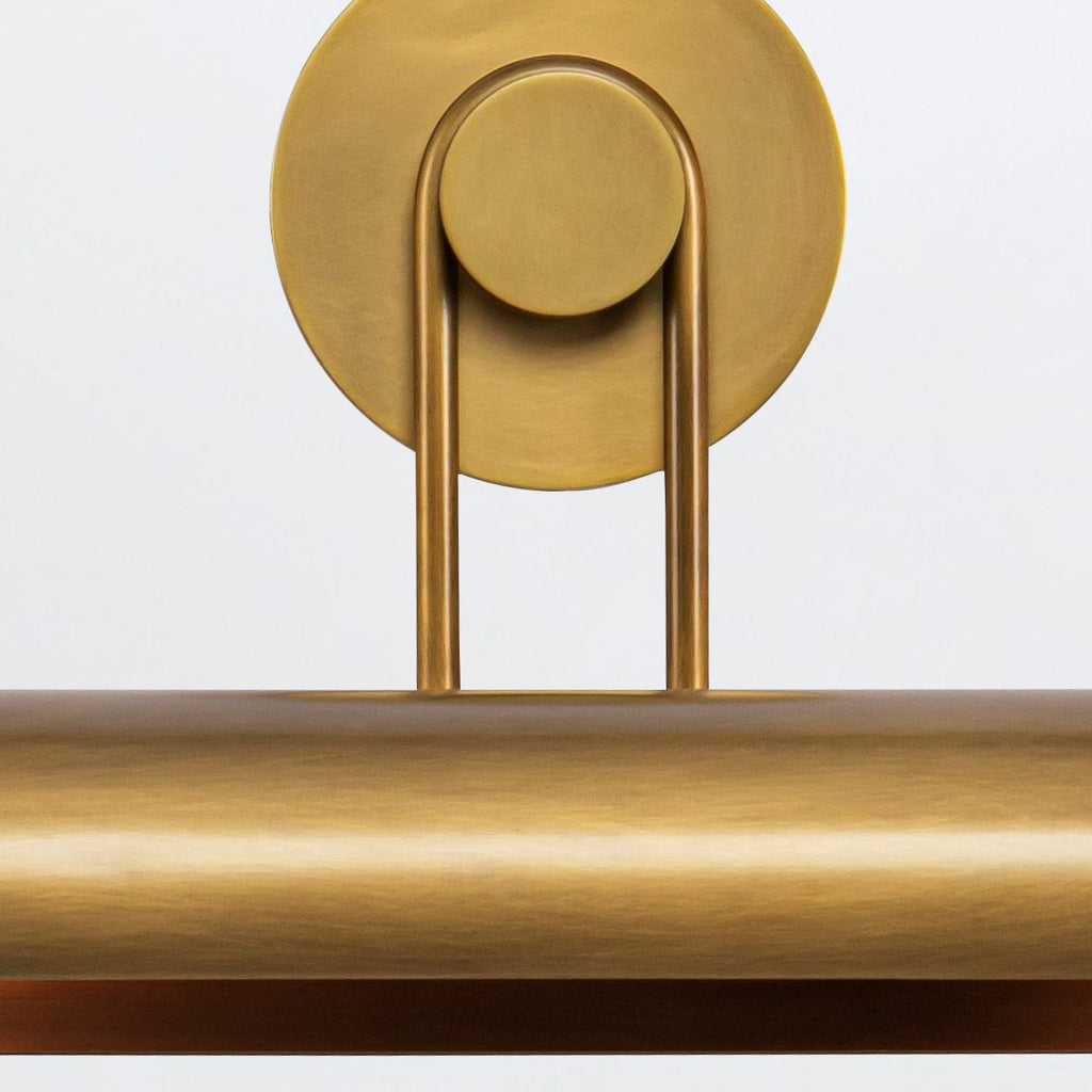 QN-WYNWOOD-PL-L-VBS Wynwood 2 Light Large Picture Light Vintage Brass