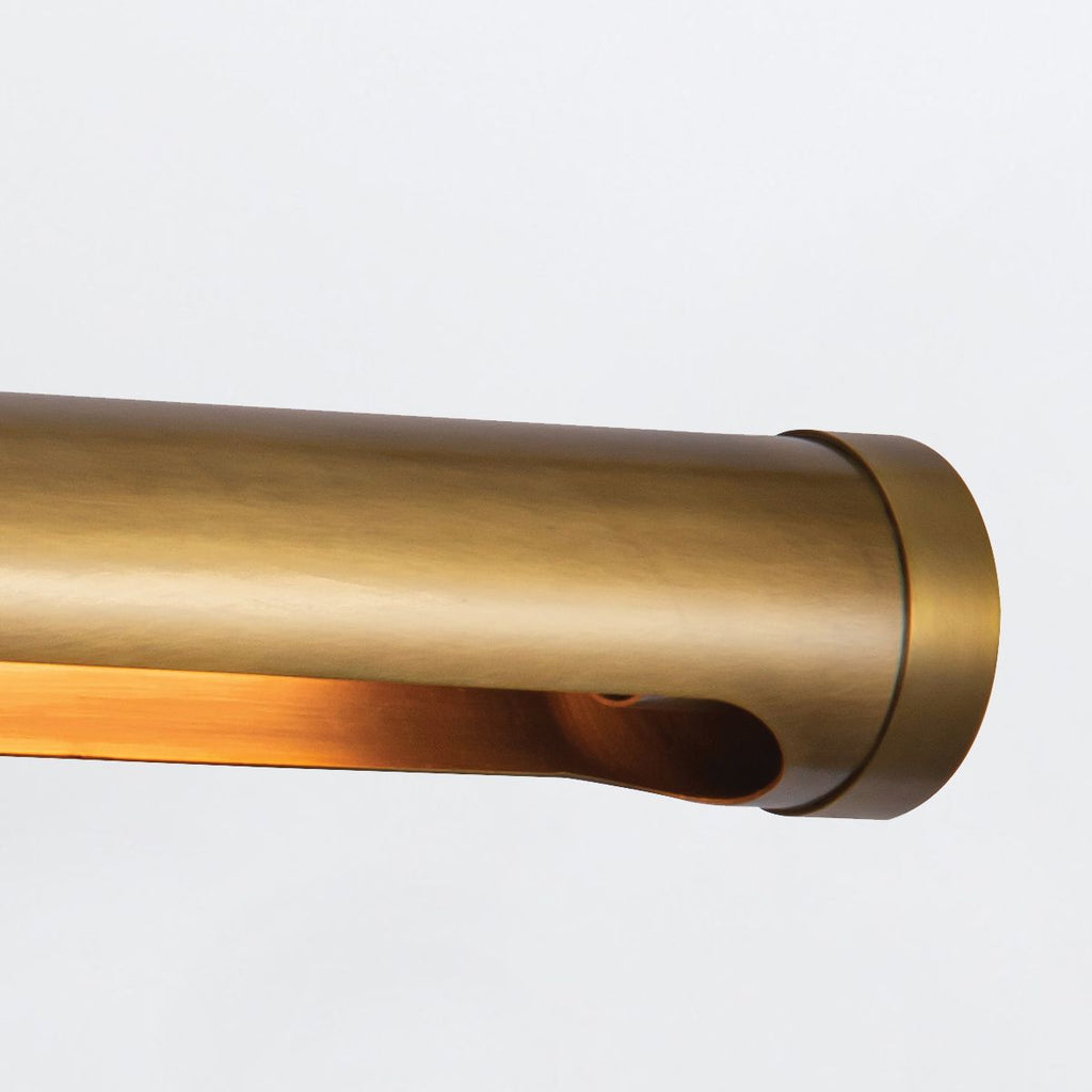 QN-WYNWOOD-PL-L-VBS Wynwood 2 Light Large Picture Light Vintage Brass
