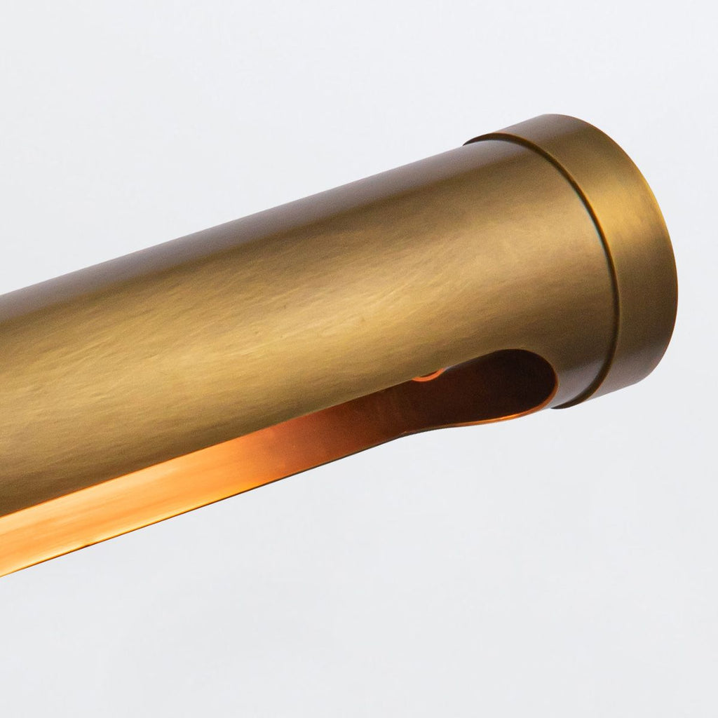 QN-WYNWOOD-PL-M-VBS Wynwood 2 Light Medium Picture Light Vintage Brass