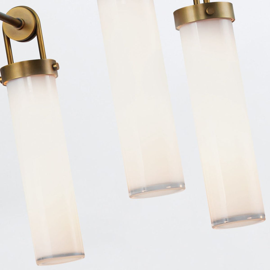 QN-WYNWOOD6-VBS Wynwood 6 Light Chandelier Vintage Brass
