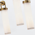 QN-WYNWOOD6-VBS Wynwood 6 Light Chandelier Vintage Brass