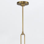QN-WYNWOOD6-VBS Wynwood 6 Light Chandelier Vintage Brass