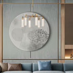 QN-WYNWOOD6-VBS Wynwood 6 Light Chandelier Vintage Brass