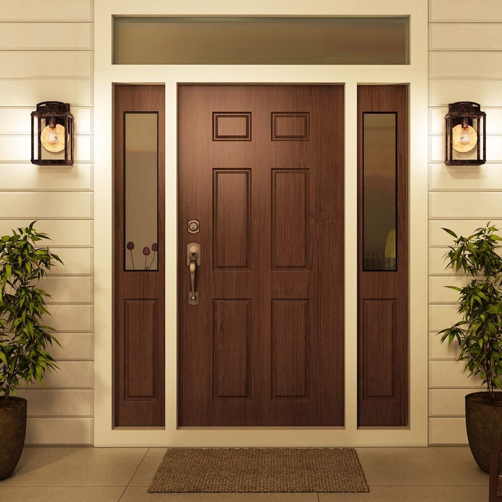QZ-BYRON-M Byron 1 Light Medium  Outdoor Wall Lantern Imperial Bronze with Copper Reflector