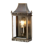 REGENTS-PARK-BR Regents Park 1 Light Outdoor  Wall Lantern Aged Brass