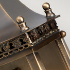 REGENTS-PARK-BR Regents Park 1 Light Outdoor  Wall Lantern Aged Brass