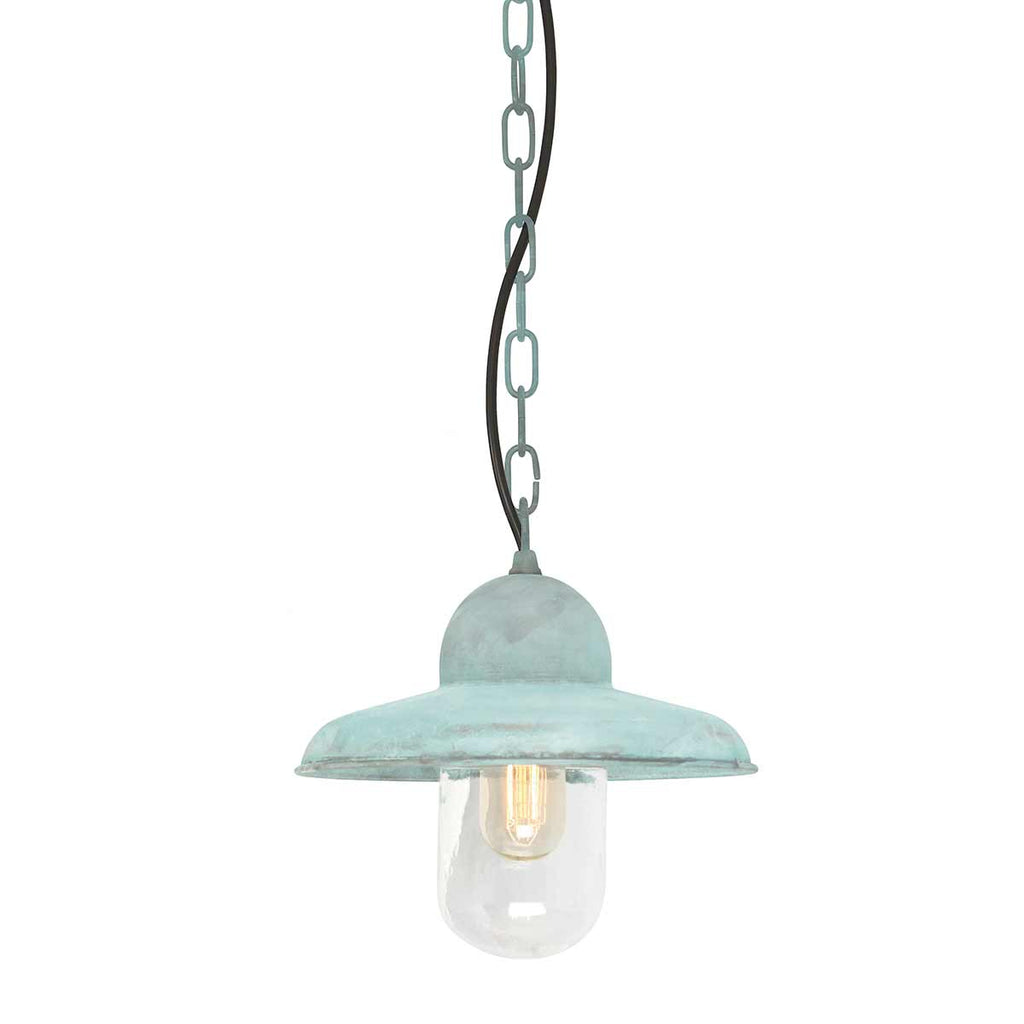 SOMERTON-CH-V Somerton 1 Light Outdoor  Chain Lantern Verdigris