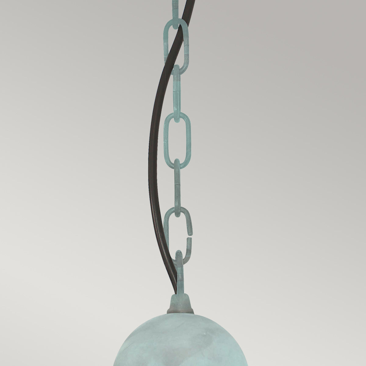 SOMERTON-CH-V Somerton 1 Light Outdoor  Chain Lantern Verdigris