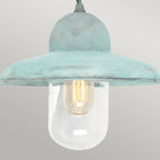 SOMERTON-CH-V Somerton 1 Light Outdoor  Chain Lantern Verdigris