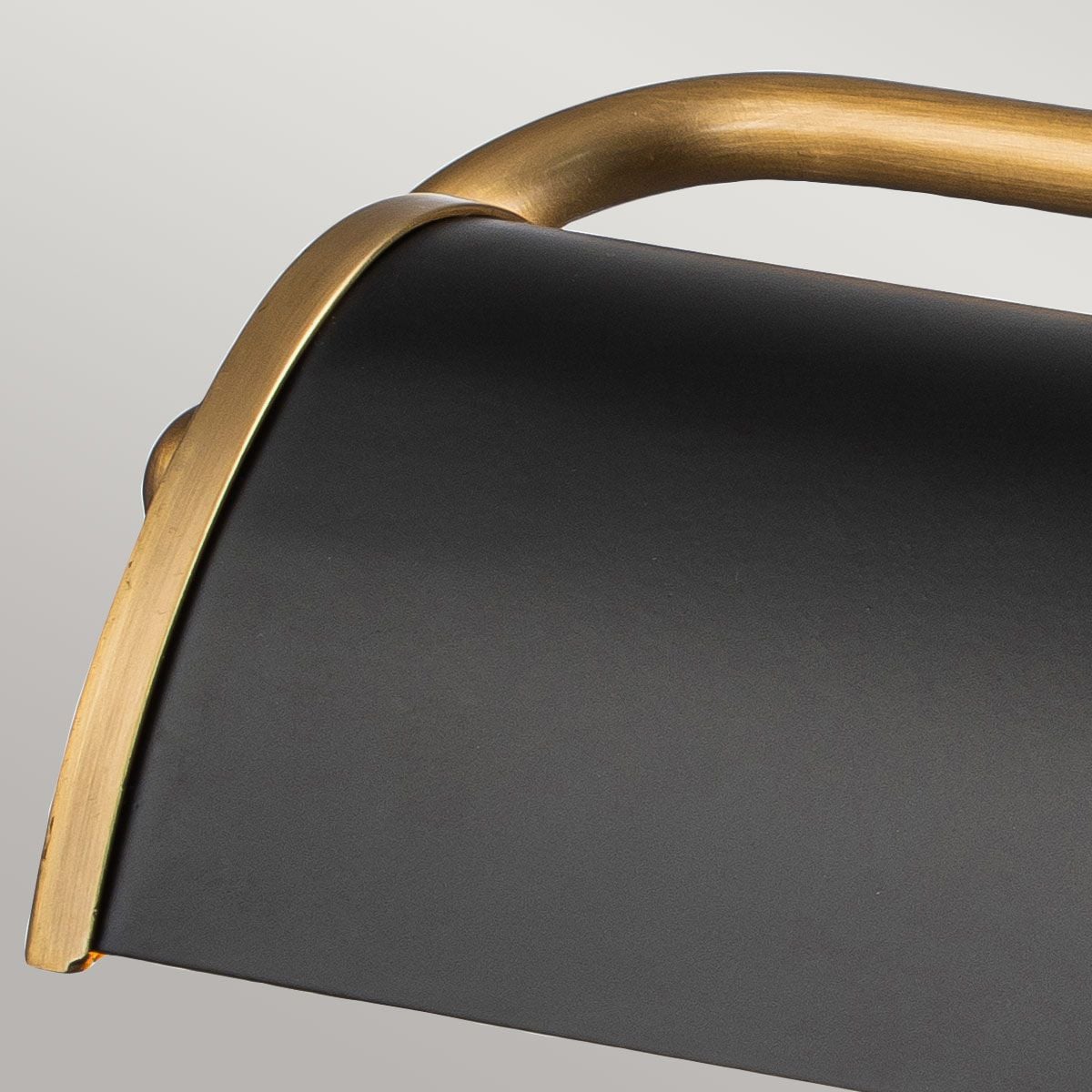 WINCHFIELD-PLM-AB-MB Winchfield 2lt Medium Picture Light Aged Brass & Matte Black